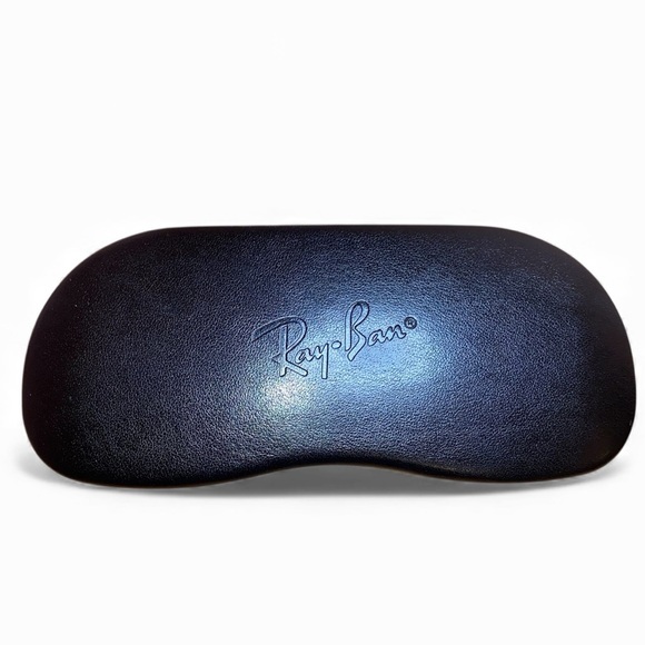 RAY BAN EYEGLASSES-Frames Case Cleaning Cloth RB 7185 8083 Clear, Gray, Red - Picture 2 of 7